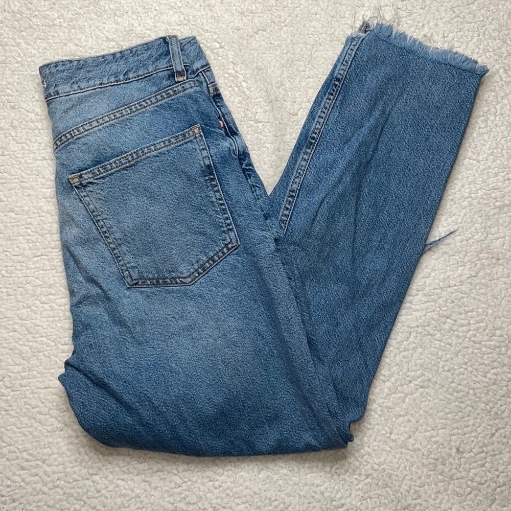H&M Denim Jeans Distressed Ripped In style Size 6 - Picture 8 of 10